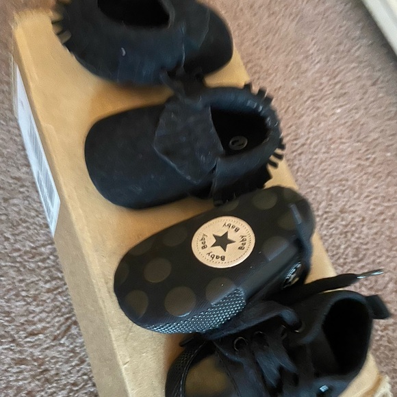 all size 3C shoes 10$ a pair size 6-12 month clothing - Picture 3 of 9